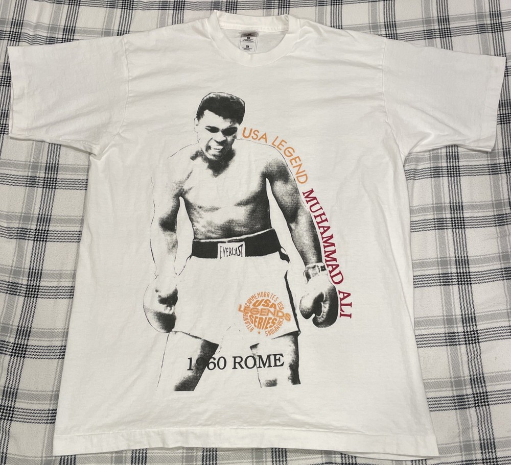 Vintage Muhammad Ali Men’s T-Shirt XL Single Stitch Legends Series Made In USA