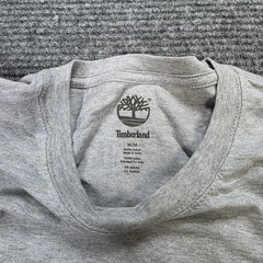Timberland Rugged and Durable T-Shirt Men’s Size M Gray Back Graphic Casual NEW