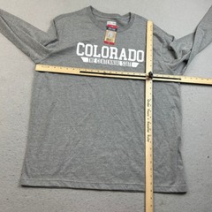 Colorado The Centennial State Shirt Mens XL Gray Long Sleeves Tee NWT