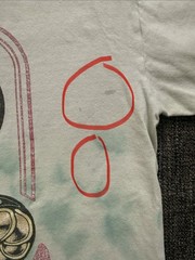 No Hours Cobra Graphic Tie Dye Men’s Lg Skateboarding Streetwear Distressed