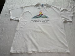 VTG ‘90s Arthur Ashe Defeat of Aids T-Shirt Tee XL USA