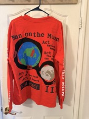 Kid Cudi CPFM TShirt Men Sz XL Man On The Moon Return 2 Madness Orange Concert