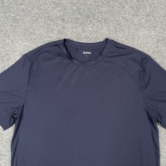 Quince T Shirt Merino Wool Base Layer Mens L Navy All Season Short Sleeve Tee