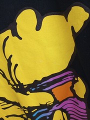 Santa Monica Airlines SMA Skateboard Shirt Men Sz L Winnie The Pooh Steve Rocco