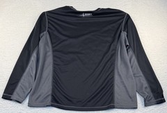 Habit Men’s Black/Gray Performance Long Sleeve Shirt Size XL