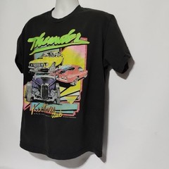 Vintage 1984 John Galt Thunder Racing Men’s XL T Shirt Black Hot Rod Car