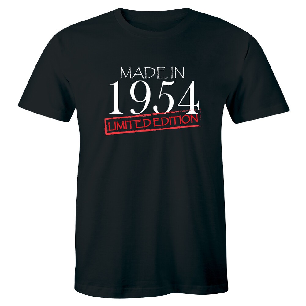 Made In 1954 Limited Edition Vintage Birthday Gift Men’s T-shirt Tee