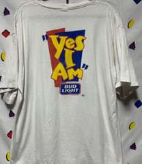 VTG 1994 Bud Light “Yes I Am” Dr. G Shirt Sz XL Shirt NEW SEALED See Pics