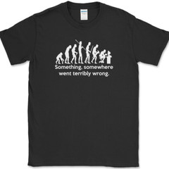 Something Somewhere Went Terribly Wrong T-Shirt Funny Nerd Computer Tee