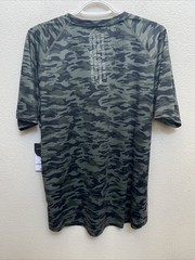 Kenneth Cole Active T Shirt Large Green Camo Crew Neck Tech SS Tee NWT $49