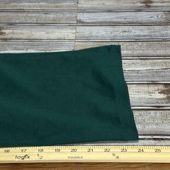 LL Bean Unisex Mock Neck Long Sleeve Shirt Forest Green 100% Cotton S/M