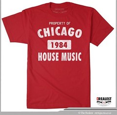 CHICAGO HOUSE MUSIC DJ T SHIRT VINTAGE TURNTABLE ART TR 909 JACK TB 303 JACK