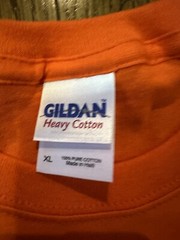 Lot Of 12 Gildan XL Tee Shirts Orange