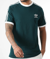 NEW MENS ADIDAS ORIGINALS 3-STRIPES CALIFORNIA TREFOIL SHIRT ~SIZE LARGE #JY137