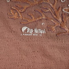 Vintage 90’s Oneita Nature Shells Ocean T-Shirt XL Single Stitch USA Made Pink