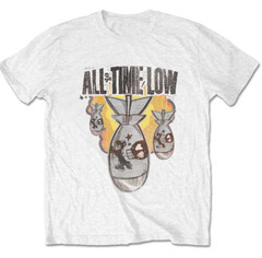 All Time Low – Unisex T Shirt Da Bomb Black Size Medium white