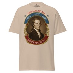James Madison Camiseta Retrato | Celebrando 250 Años