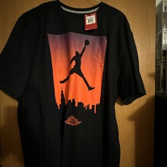 Air Jordan Shirt Mens 3XL Chicago Skyline Jumpman Tee Nike Retro 1 NWT Vintage