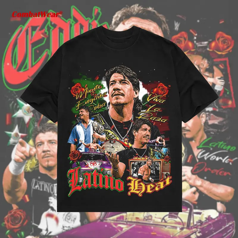 Eddie Guerrero Latino Heat Vintage 90s WWE Graphic Tee T-Shirt