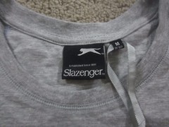 SLAZENGER GRAY SLEEVELESS T SHIRT MEDIUM (NEW WITH TAG)