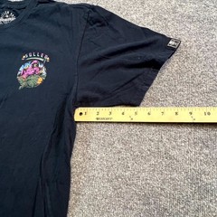 Sullen Art Collective T-Shirt Mens XL Black Graphic Vacation Time Premium Fit
