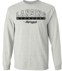 Lansing Michigan T-Shirt Long Sleeve Graphic tee