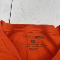 Fashion Nova Success Is A Lifestyle Shirt Mens Medium Orange Graphic Tee Quote