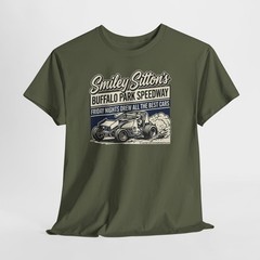 Smiley’s Buffalo Park Speedway Sprint Car Racing T-Shirt Vintage Dirt Track