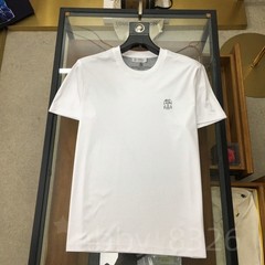 Brunello Cucinelli Regular Classic Casual Men’s Crew Neck Short Sleeve T-Shirt