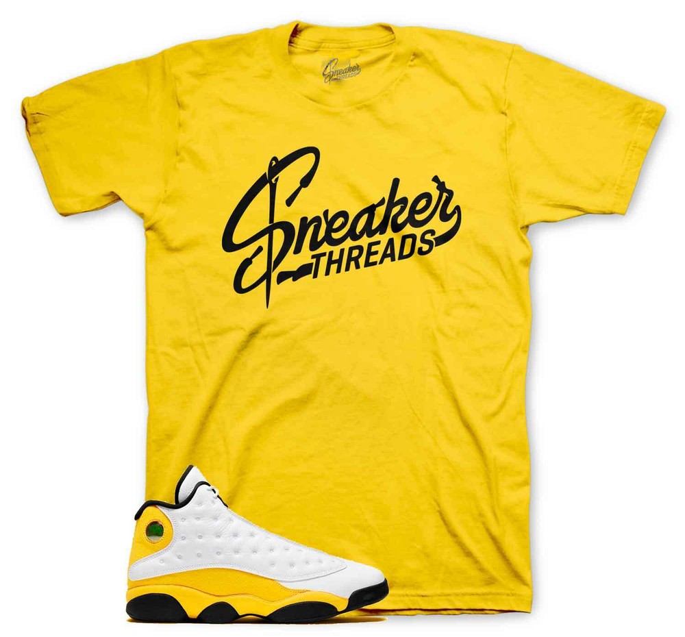 Shirt To Match Jordan 13 Del Sol Sneakers – Sneaker Threads Logo Tee