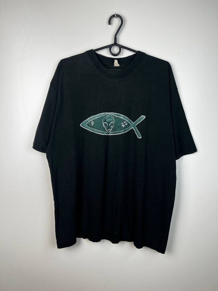 Alien Fish 00s streetwear vintage t-shirts size XL