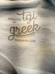 Zeta Tau Alpha ZTA Sorority Masquerade 2023 Formal DJ Pocket T-Shirt Blue Large