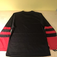 Maxi Milian Chicago Bulls Hockey Sports Mens Jersey Blk/Red Size XL Long Sleeve