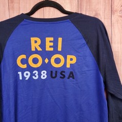 REI Co-Op Mens Long Sleeve Shirt Sz Small Pruple Stacked Tee NEW NWT