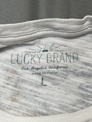 Lucky Brand Bear on Bicycle Graphic T-Shirt Size L
