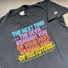 LIVING EPISTLES REV. 20:10 GRAPHIC T SHIRT MADE IN USA VINTAGE LARGE