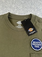 Dickies Heavy Weight Tee , Medium Army Green , Workwear , Imperfections Visible