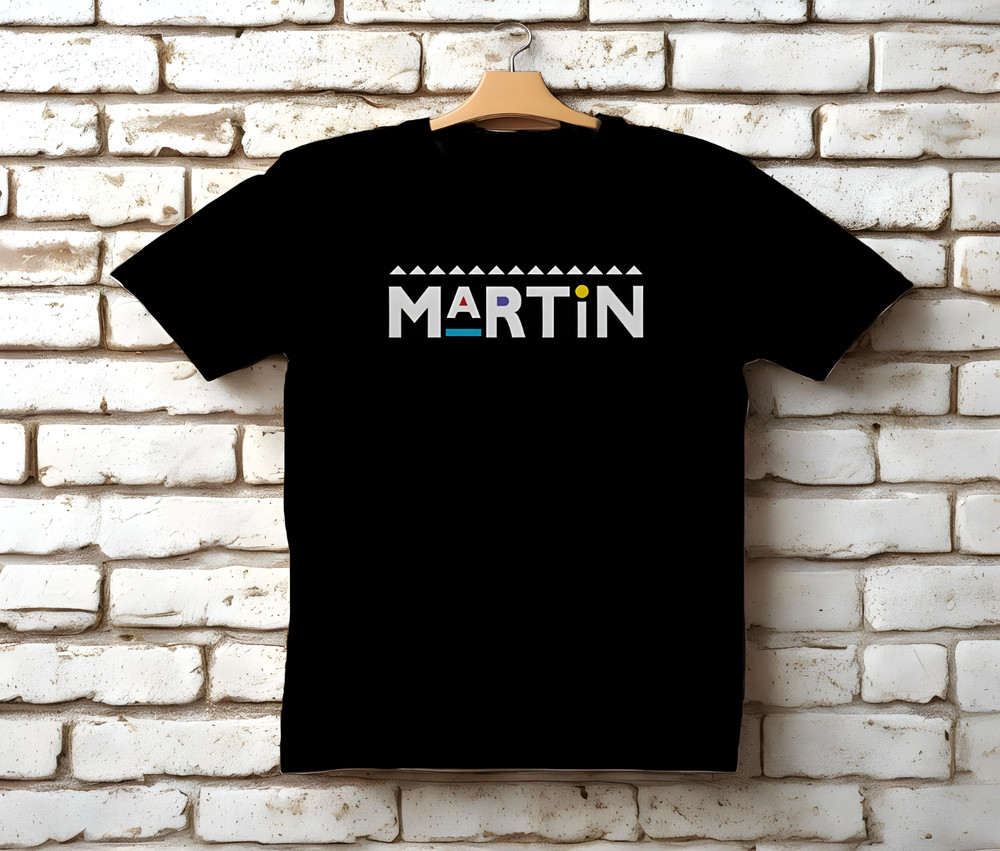 MARTIN Black T-Shirt Size S-5XL