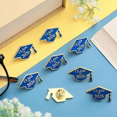 Trnayi 60 Pcs Class of 2026 Graduation Pins Bulk Souvenir Emblem Graduation C…