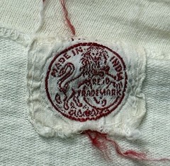 Vintage 30s 40s Paneled White Blank Tee Jersey All 100% Cotton 20.5×30 Very Rare