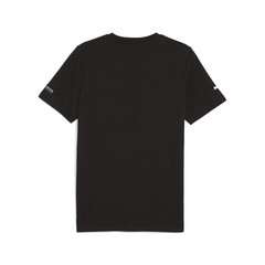 PUMA Mapf1 Las Vegas Graphic Crew Neck Short Sleeve T-Shirt Mens Black Casual To