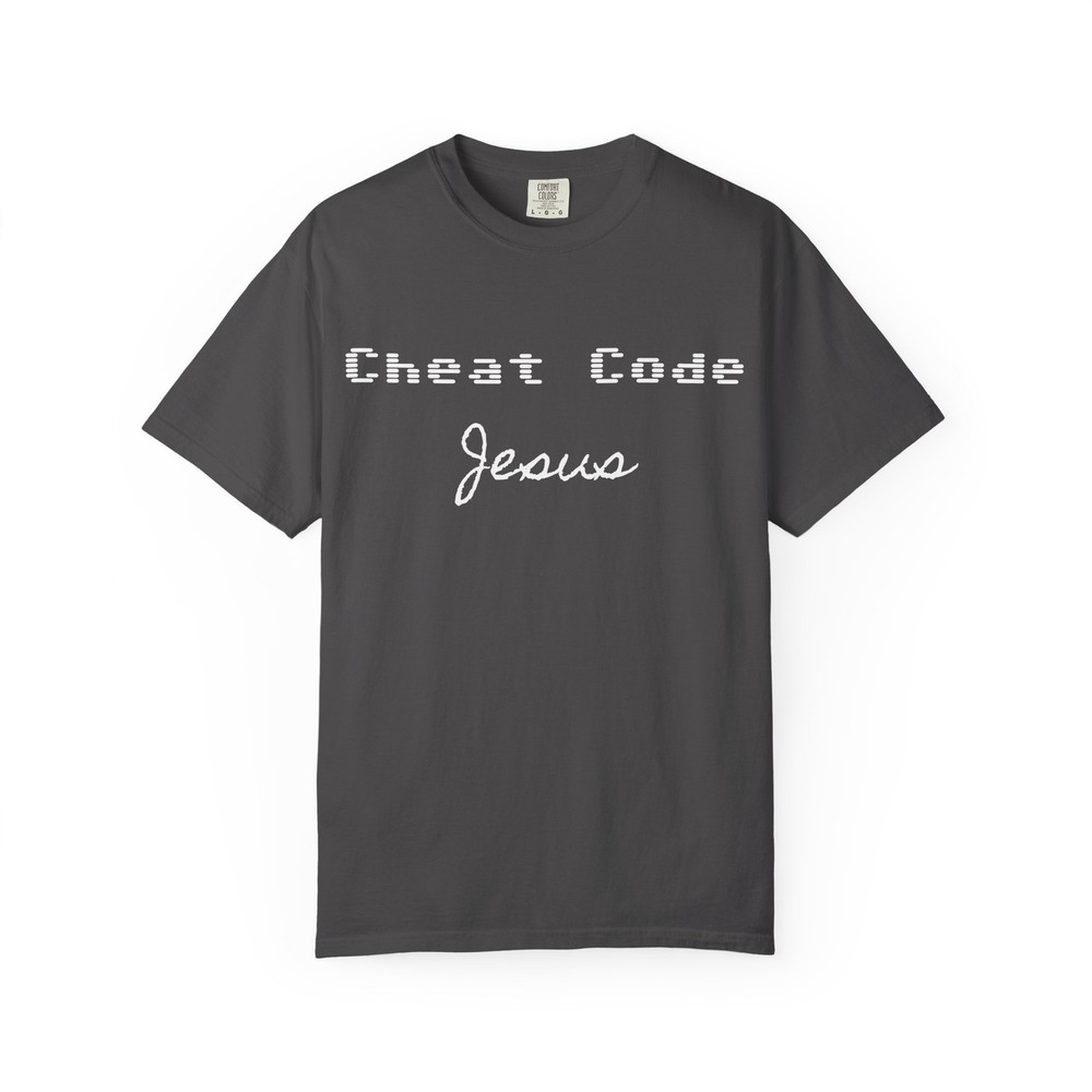 Cheat Code Jesus T-shirt | Christian Faith Graphic Tee