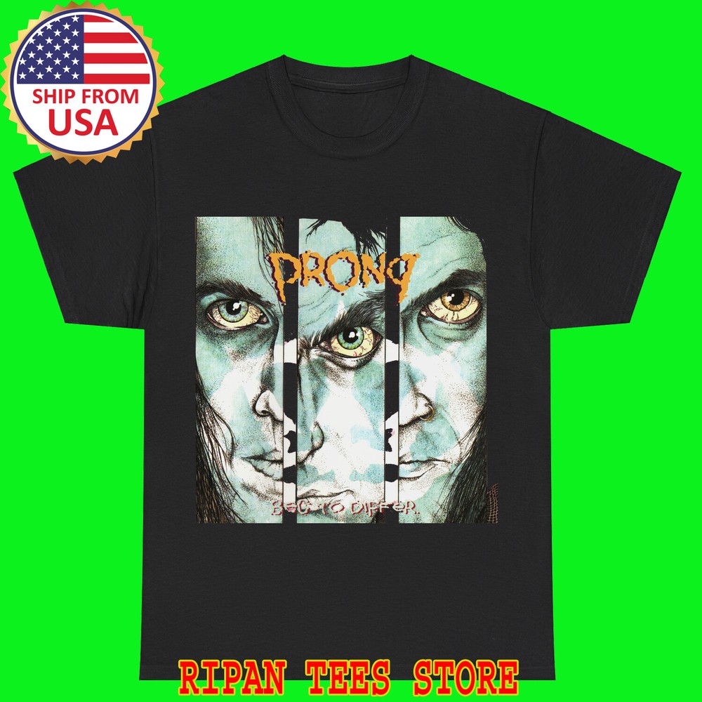 PRONG Beg to Differ Black T-Shirt Size S – 5XL