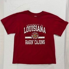 Russell Athletic UL Lafayette Ragin’ Cajuns Red T-Shirt Men’s Medium