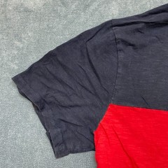 Tommy Hilfiger T Shirt Mens Multicolor Colorblock Flag Stripe Logo Summer Tee
