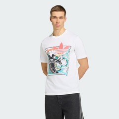 adidas men Archive Anime Football Graphic Tee