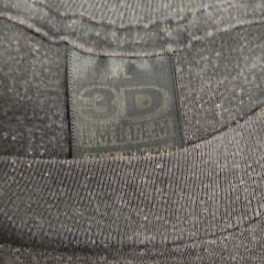 1986 Harley Davidson 3D Emblem Vintage Black T-Shirt Motorcycle Single Stitch XL