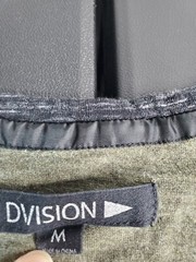Division Mens Casual Button Henley Long Sleeve Colorblock Cotton Polyester Med