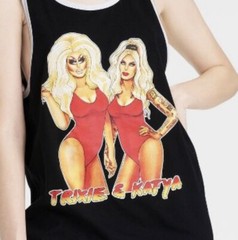 Trixie Mattel and Katya Unisex Tank Top Summer swimsuit on XL NWT Uhhhhh Ok