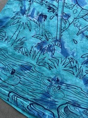 Vintage 90’s Disney Blizzard Beach All-Over Print Tie-dye Blue Size XL